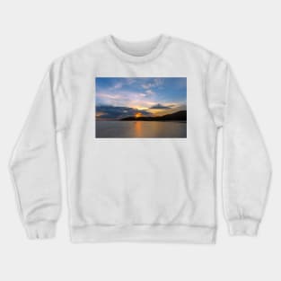 Sunrise Dreams: A Boat and the Sea Crewneck Sweatshirt